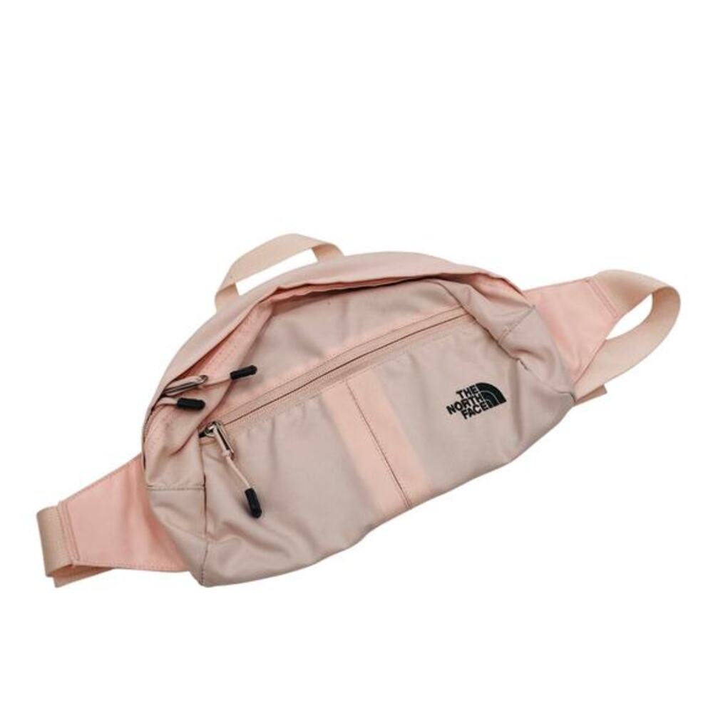 The North‎ Face pink crossbody belt bag